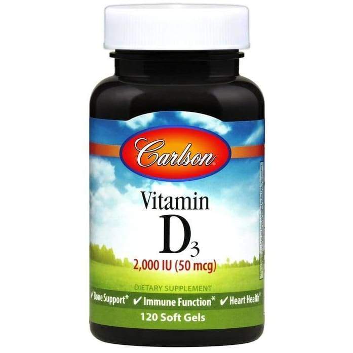 Vitamin D3, 2000 IU - 120 softgels