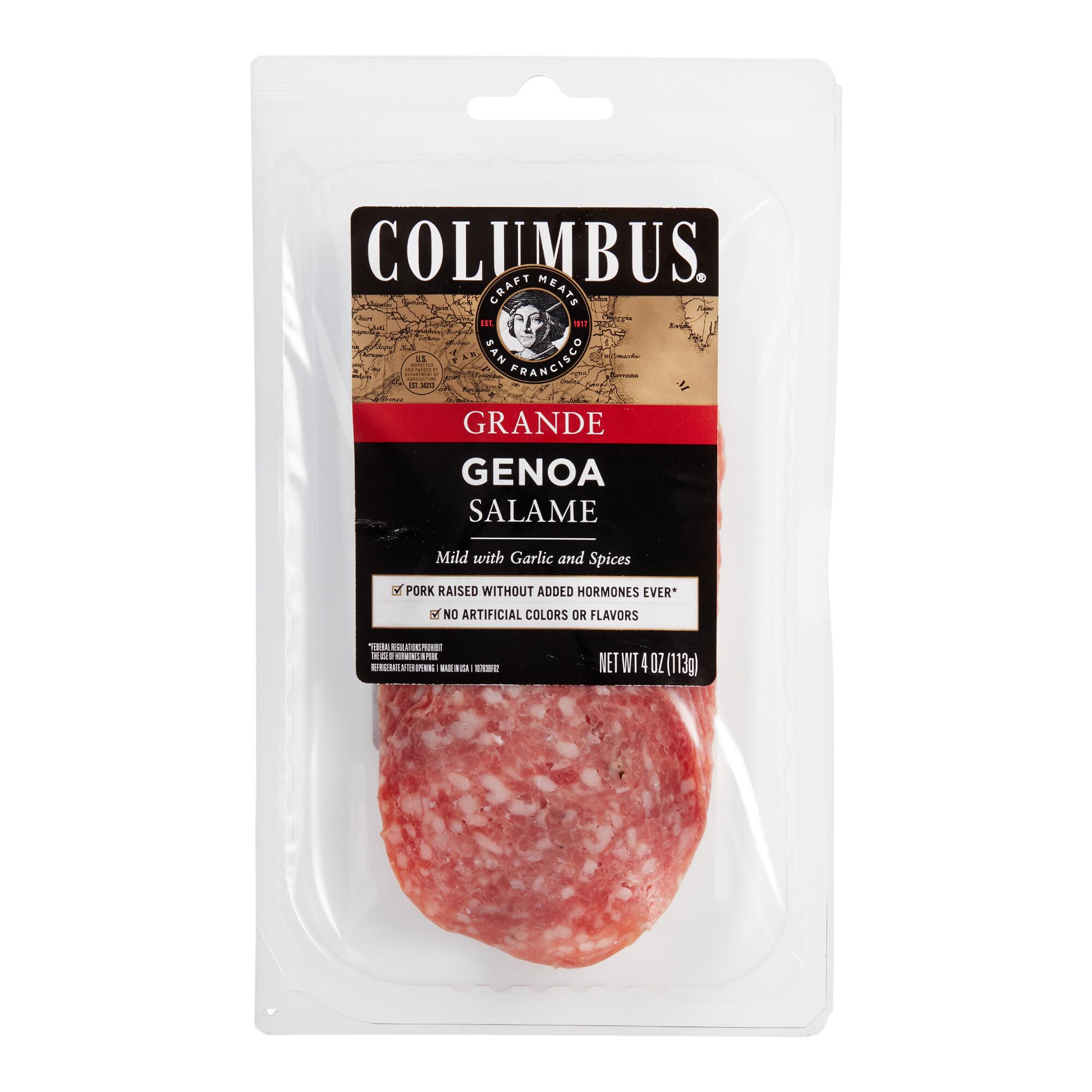 Columbus Grande Sliced Genoa Salami by World Market