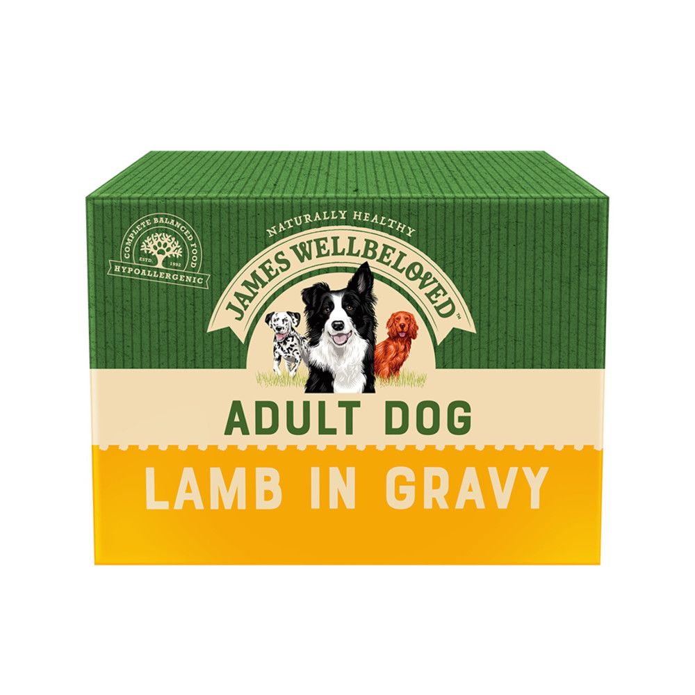 James Wellbeloved Adult Pouches - Lamb with Rice - 10 x 150g
