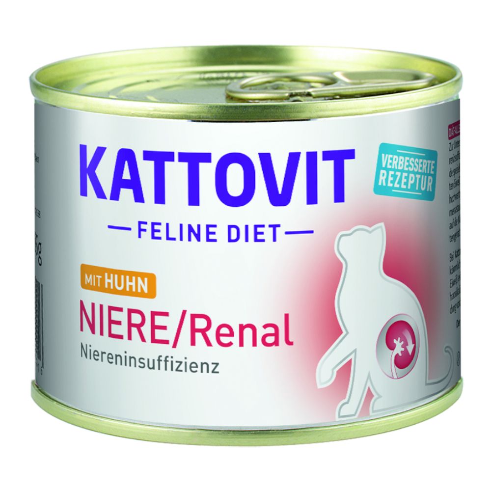 Kattovit Kidney/Renal (Renal Failure) 6 x 185g - Chicken