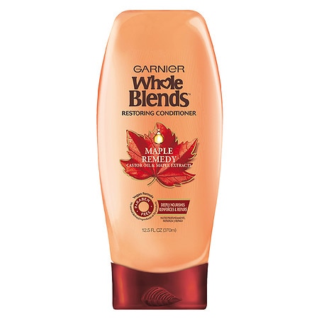 Garnier Whole Blends Restoring Conditioner For Dry, Damaged Hair Maple Remedy - 12.5 oz