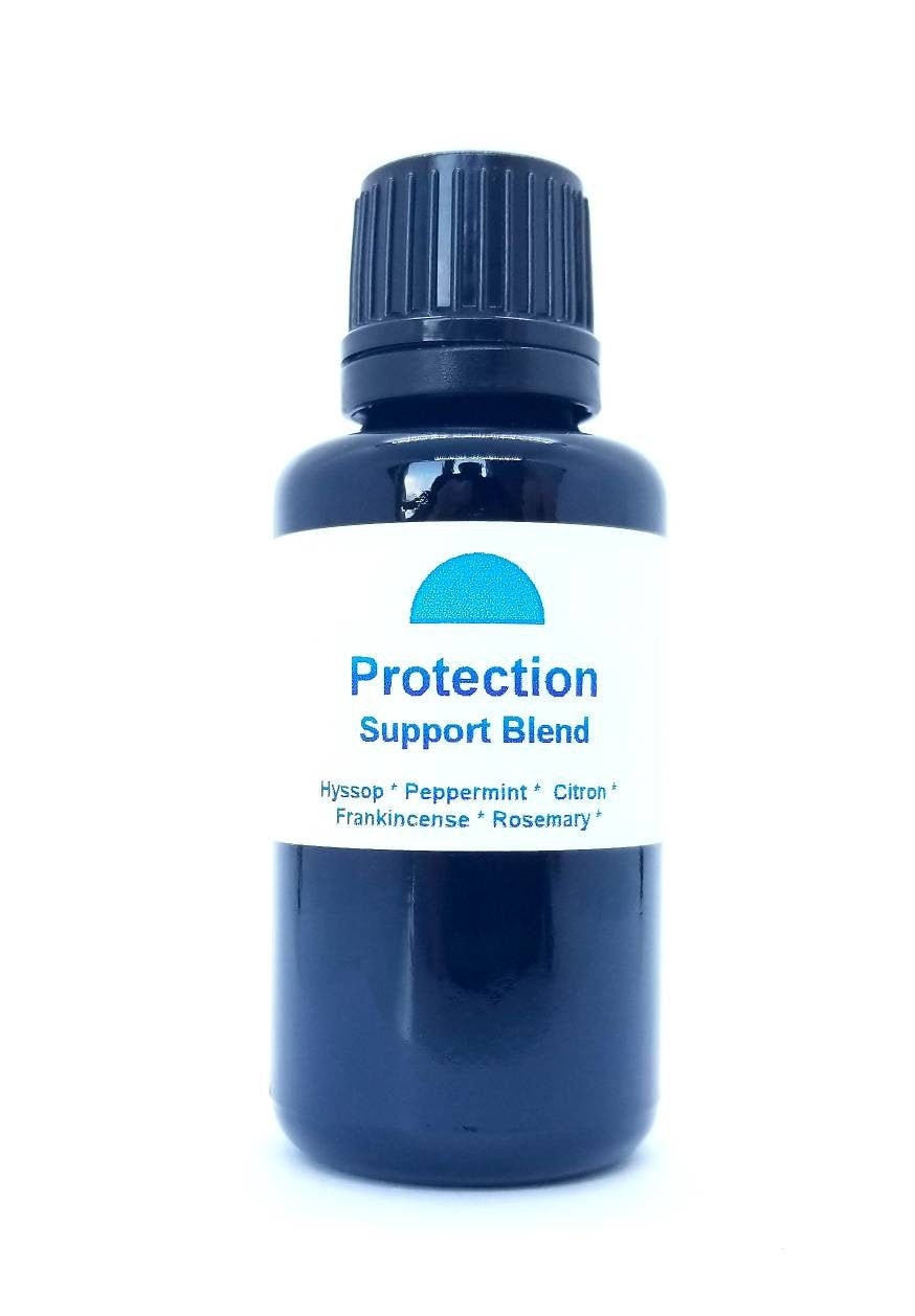 Organic Protection Blend Natural Pure Essential Oil Comforting Relaxing Diffuse Rosemary Citron Sacred Frankincense Hyssop Peppermint