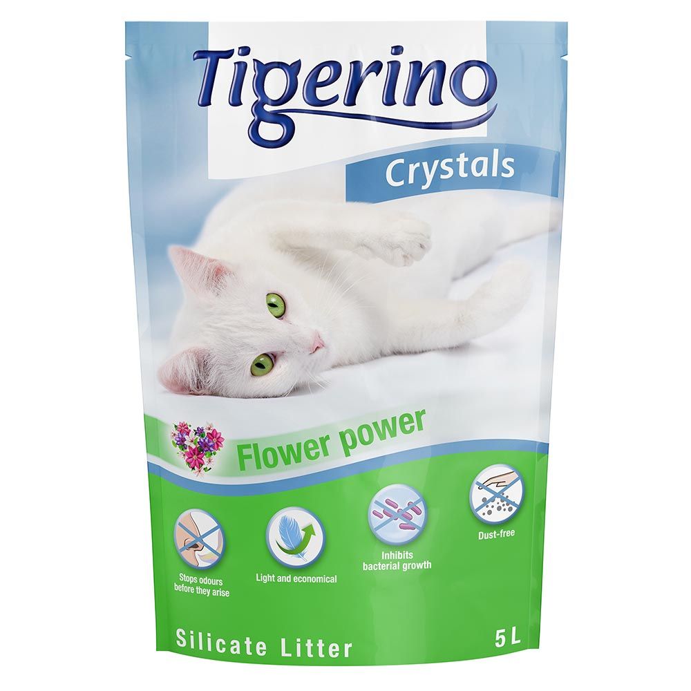 Tigerino Crystals Flower Power Cat Litter - 5 litre