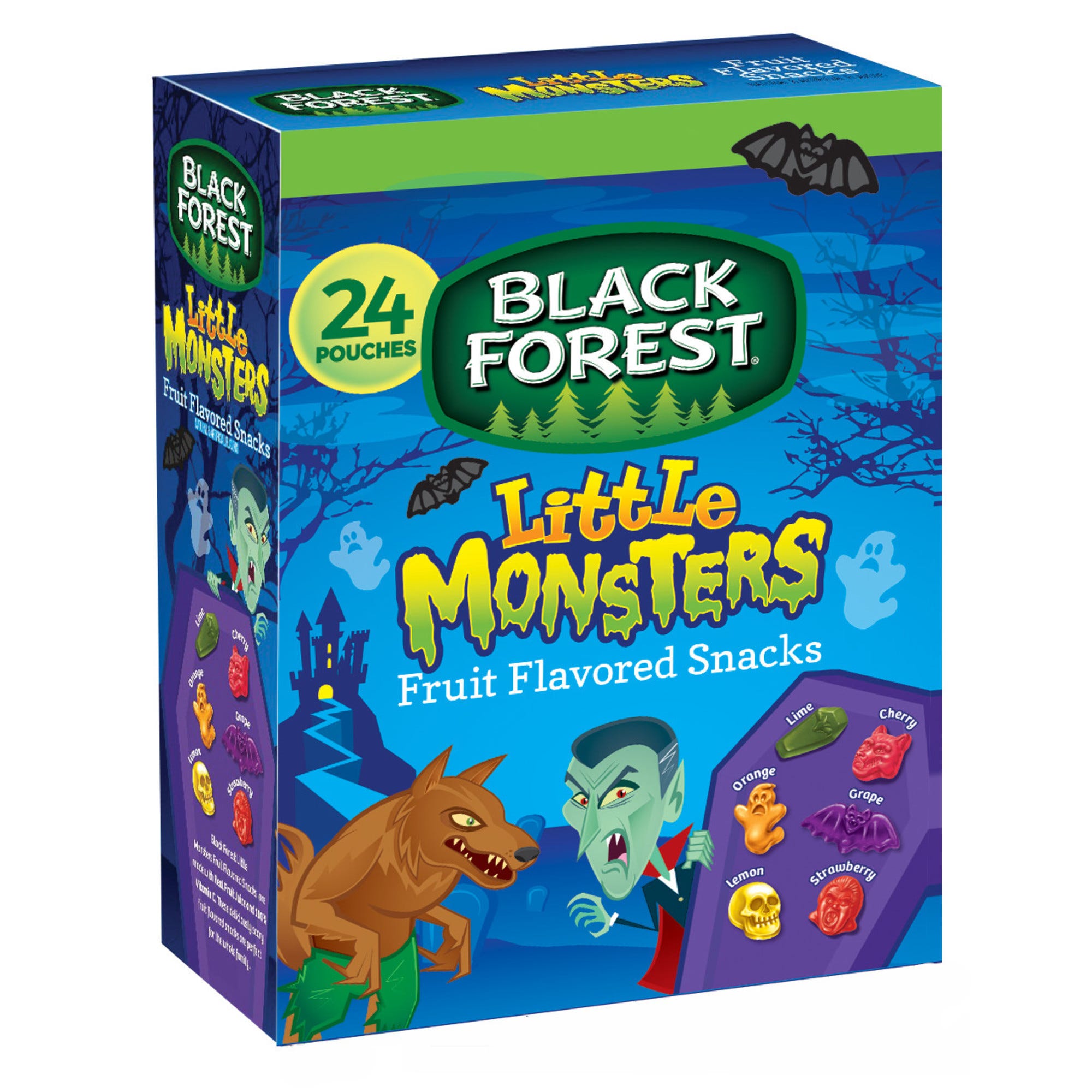 Black Forest Organic Little Monsters Fruit Snacks - 24 ct