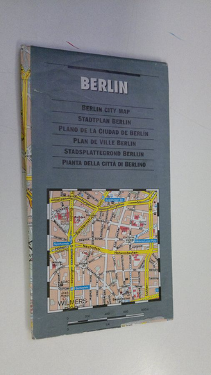 Osta Berlin city map = Stadtplan Berlin = Plano de la Ciudad de Berlin =  Plan de ville Berlin = Stadtsplattegrond Berlijn = Pianta della citta di  berlino netistä