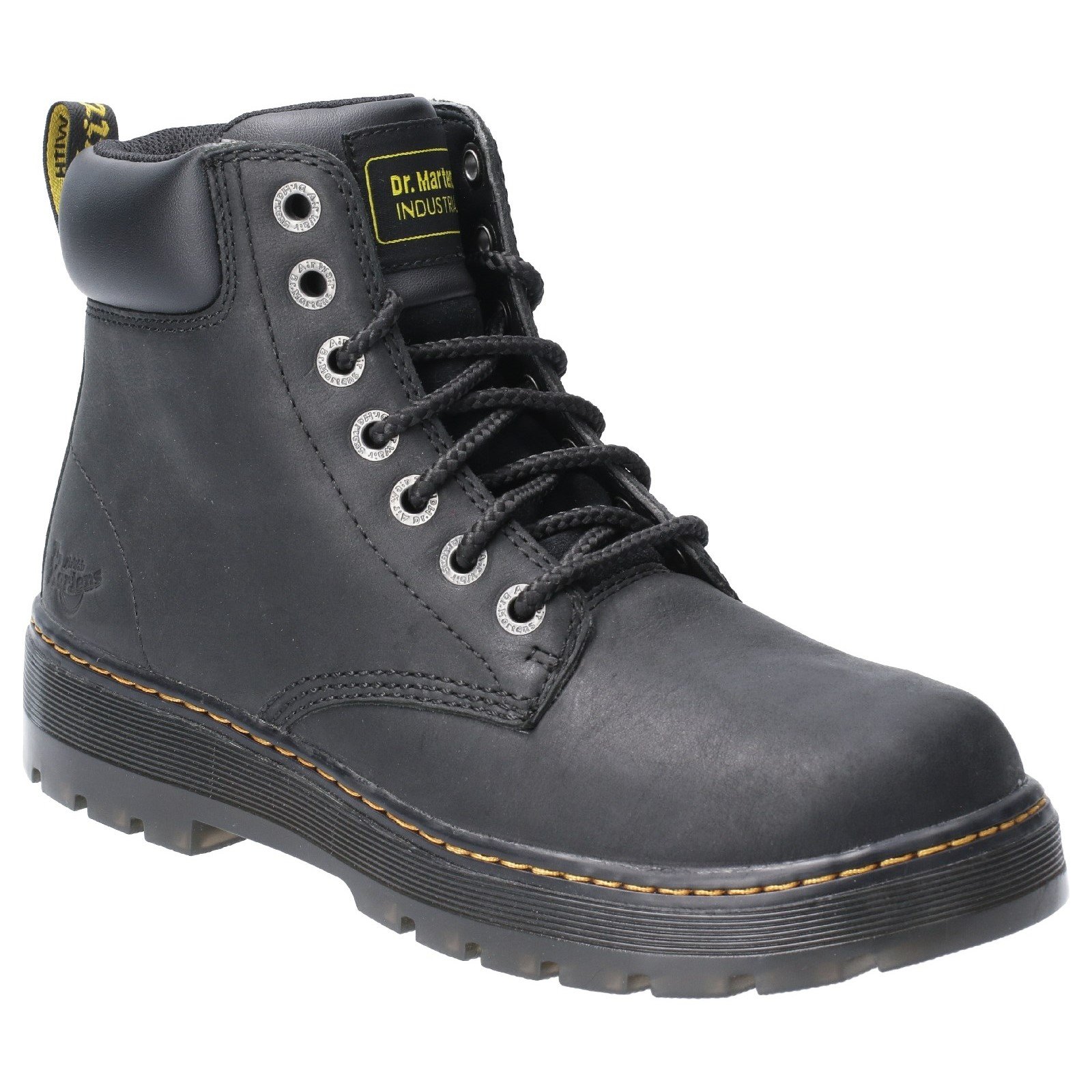 Dr Martens Men's Winch Non-Safety Work Boot Black 29821 - Black 6