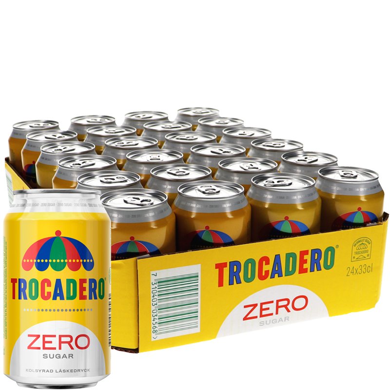 Trocadero Zero Sugar 24-pack - 45% rabatt