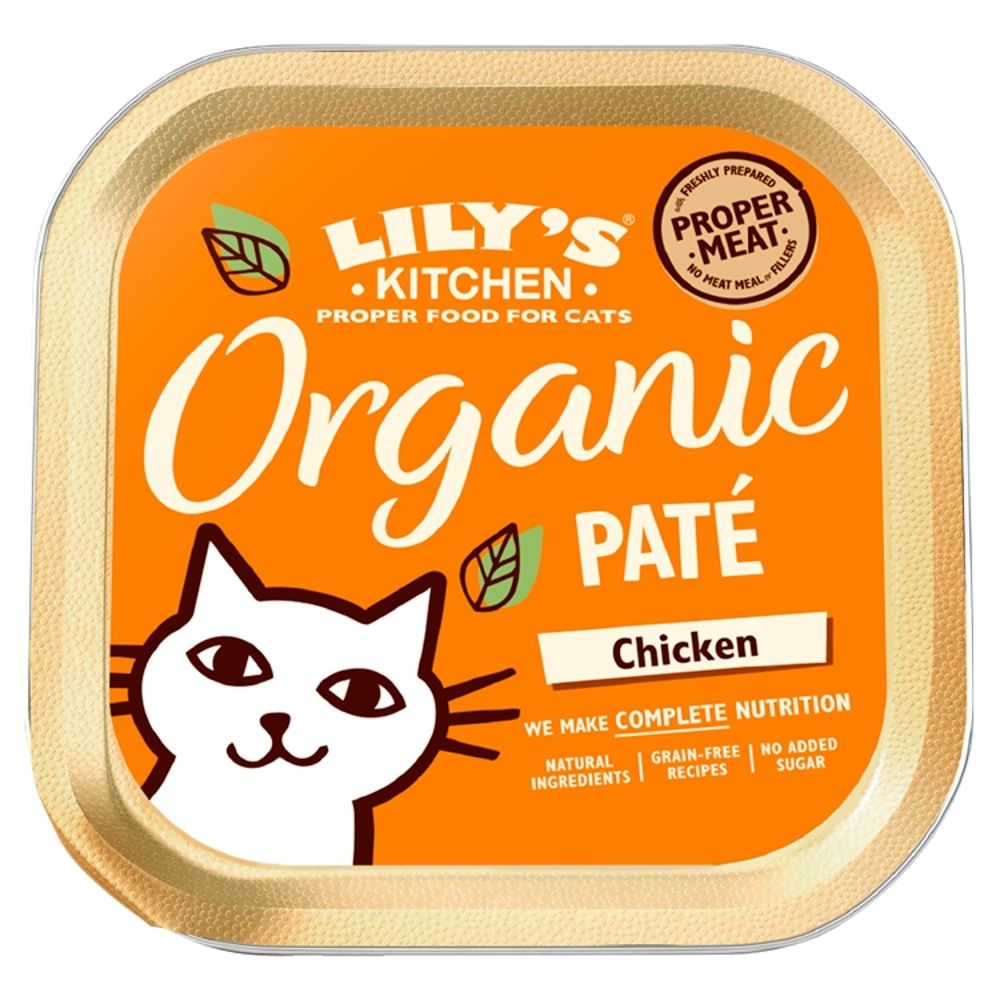 Lily's Kitchen Organic Chicken Dinner for Cats - Saver Pack: 38 x 85g