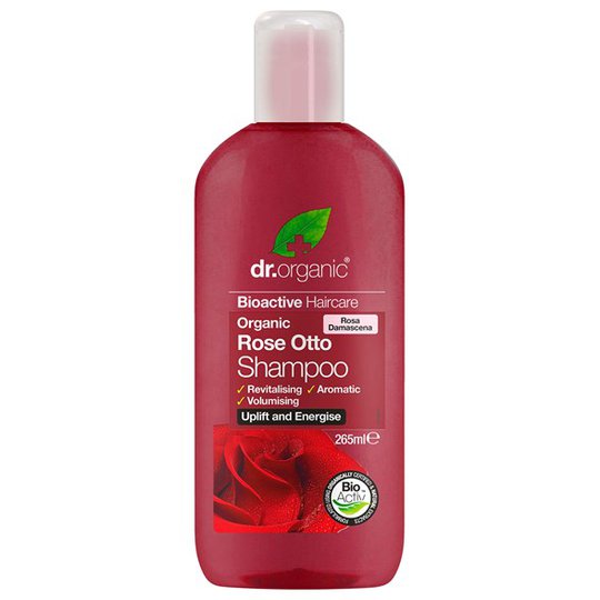 Dr. Organic Rose Otto Shampoo, 265 ml