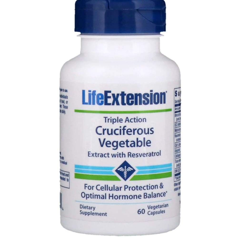 Triple Action Cruciferous Vegetable Extract with Resveratrol - 60 vcaps