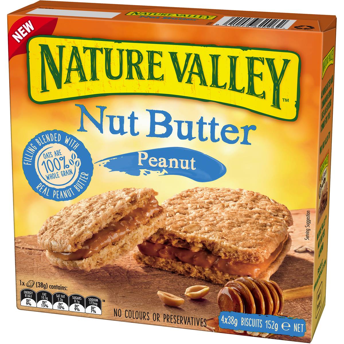 Nature Valley Nut Butter Peanut Biscuits 152g