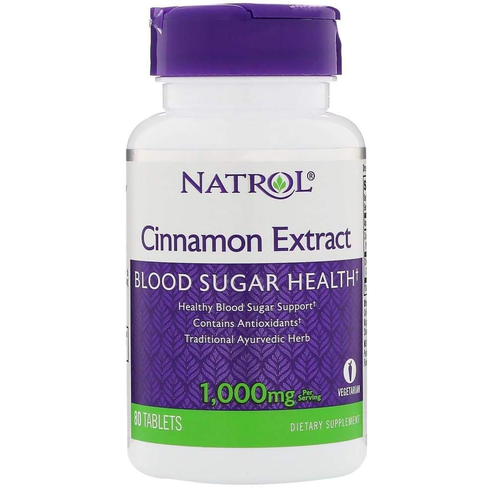 Cinnamon Extract, 1000mg - 80 tablets