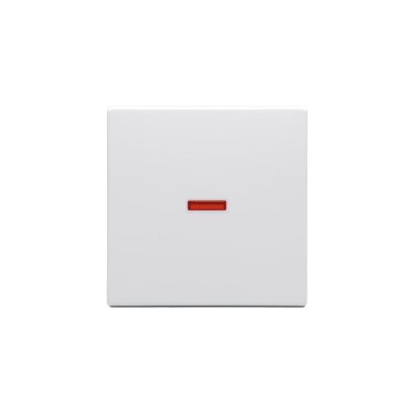 ABB 1789-84 Enkeltvippe 1-veis, rød linse Hvit