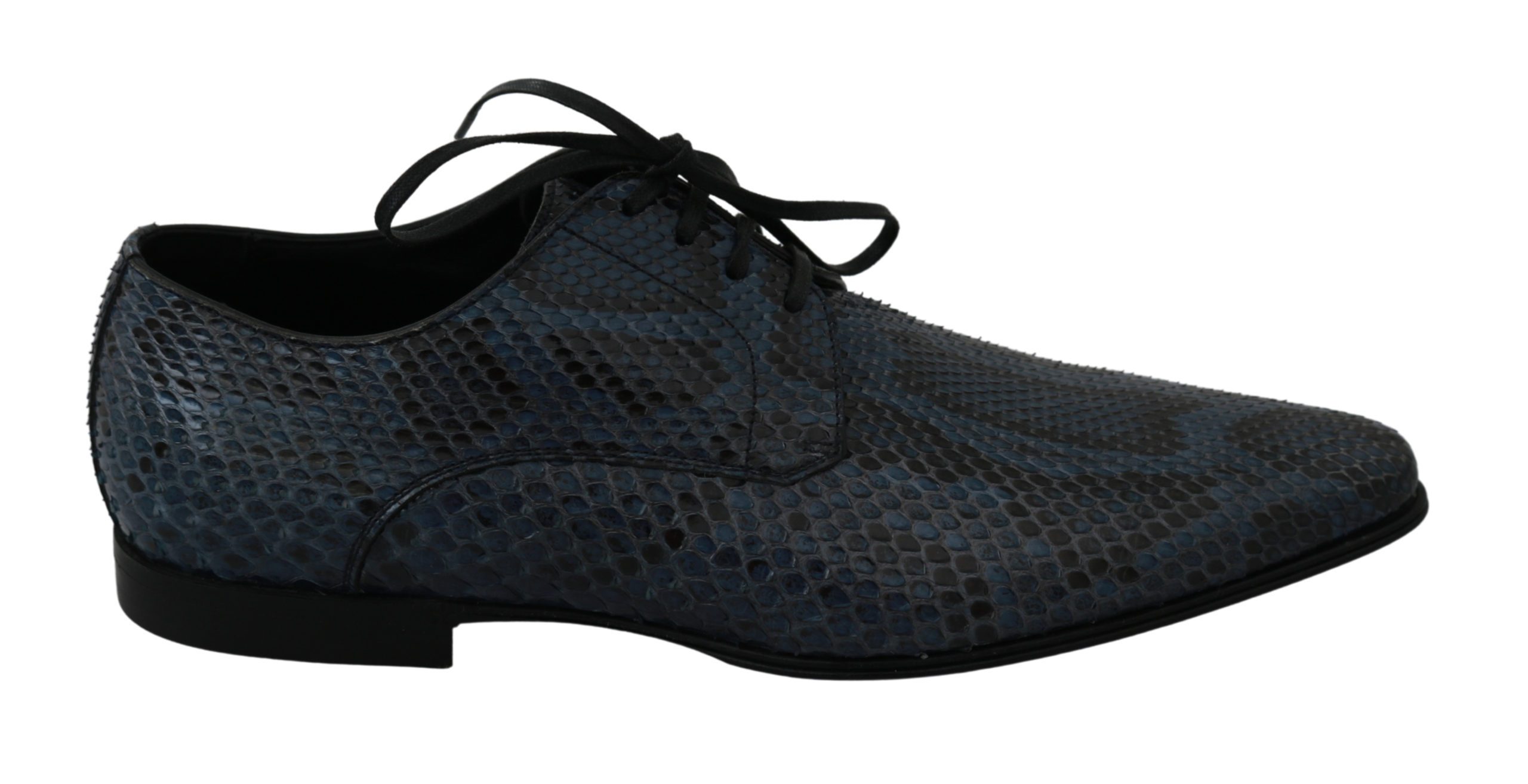 Dolce & Gabbana Men's Python Leather Dress Shoes Blue MV2673 - EU39/US6