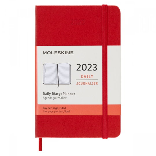 Osta Moleskine 12M Daily Kalenteri Softcover Large Red netistä