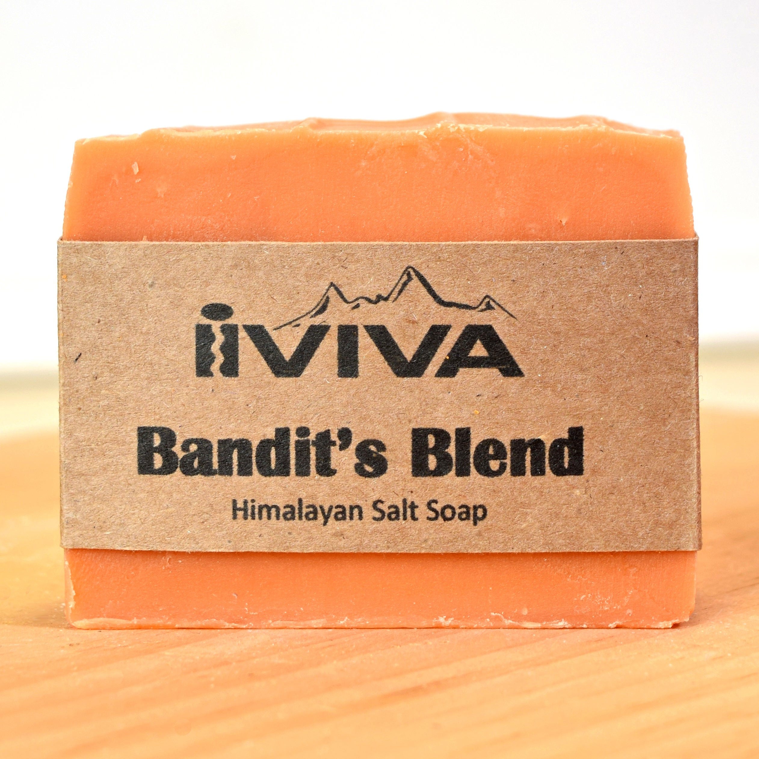 Bandits Blend Soap, Rustic Soap, Detox Facial Salt Vegan Thief Oil, Homemade Essential Oil Iviva