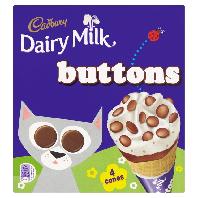Cadbury Buttons Cone