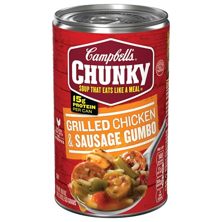 Campbell's Chunky Grilled Chicken & Sausage Gumbo - 18.8 oz