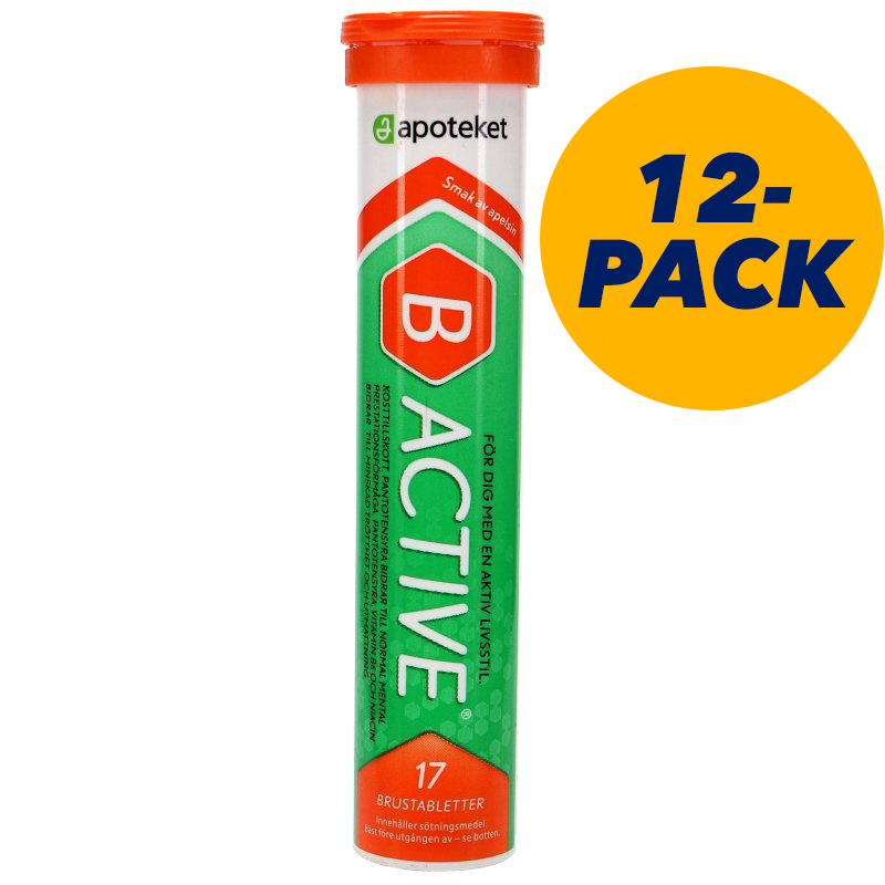 Kosttillskott B-Active 12-pack - 84% rabatt