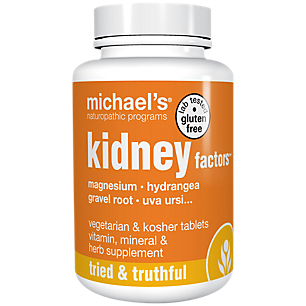 Kidney Factors with Magnesium Hydrangea, Gravel Root & Uva Ursi (120 Vegetarian Tablets)