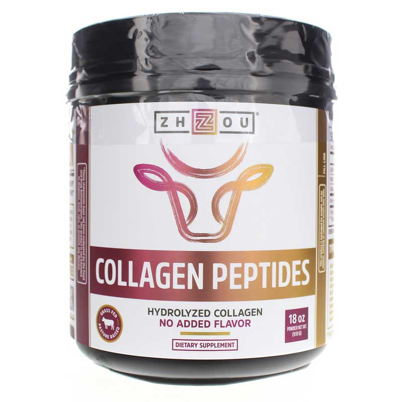 Zhou Nutrition Collagen Peptides Powder Unflavored 18 Oz