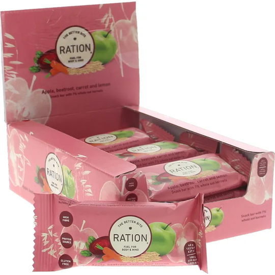 Cosplay Ration Bars Köp Ration Bar Äpple Rödbeta Morot Lime 12-pack