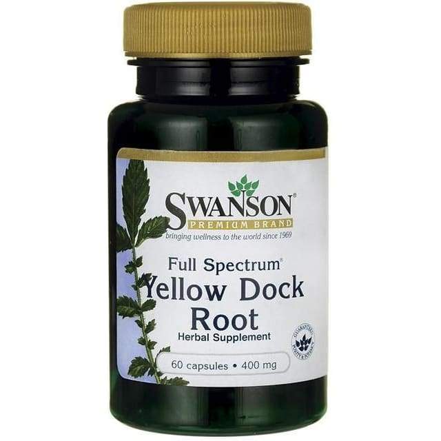 Full Spectrum Yellow Dock Root, 400mg - 60 caps