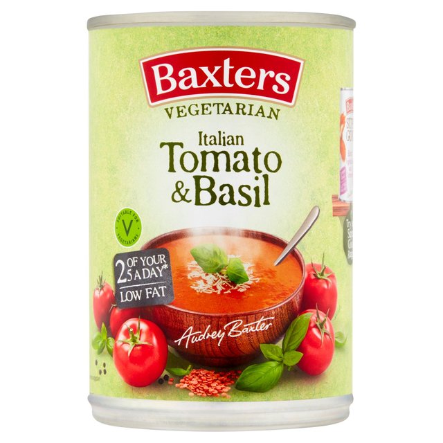Baxters Vegetarian Italian Tomato & Basil Soup