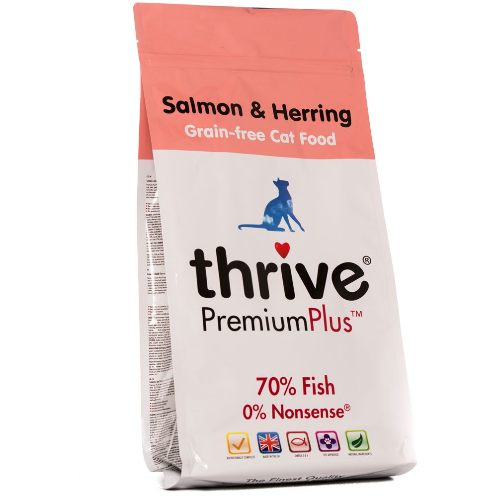 thrive PremiumPlus Dry Cat Food - Salmon & Herring - 1.5kg