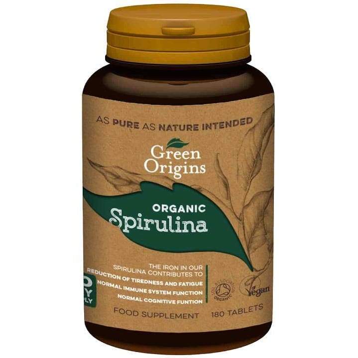 Organic Spirulina, 500mg - 180 tablets