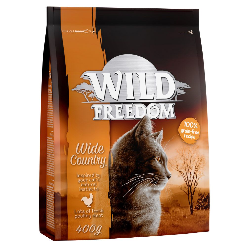 Wild Freedom Adult Dry Cat Food Mixed Pack - 3 x 2kg: Poultry, Salmon & Duck