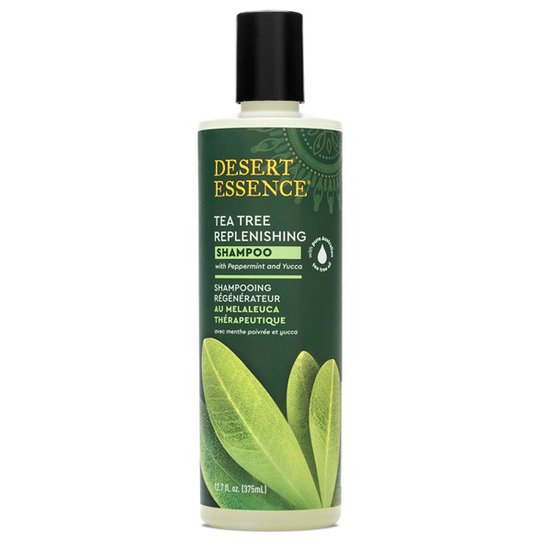 Desert Essence Tea Tree Replenishing Shampoo, 375 ml