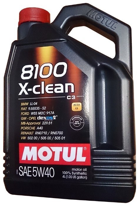 Moottoriöljy MOTUL 8100 X-clean 5W40 4L