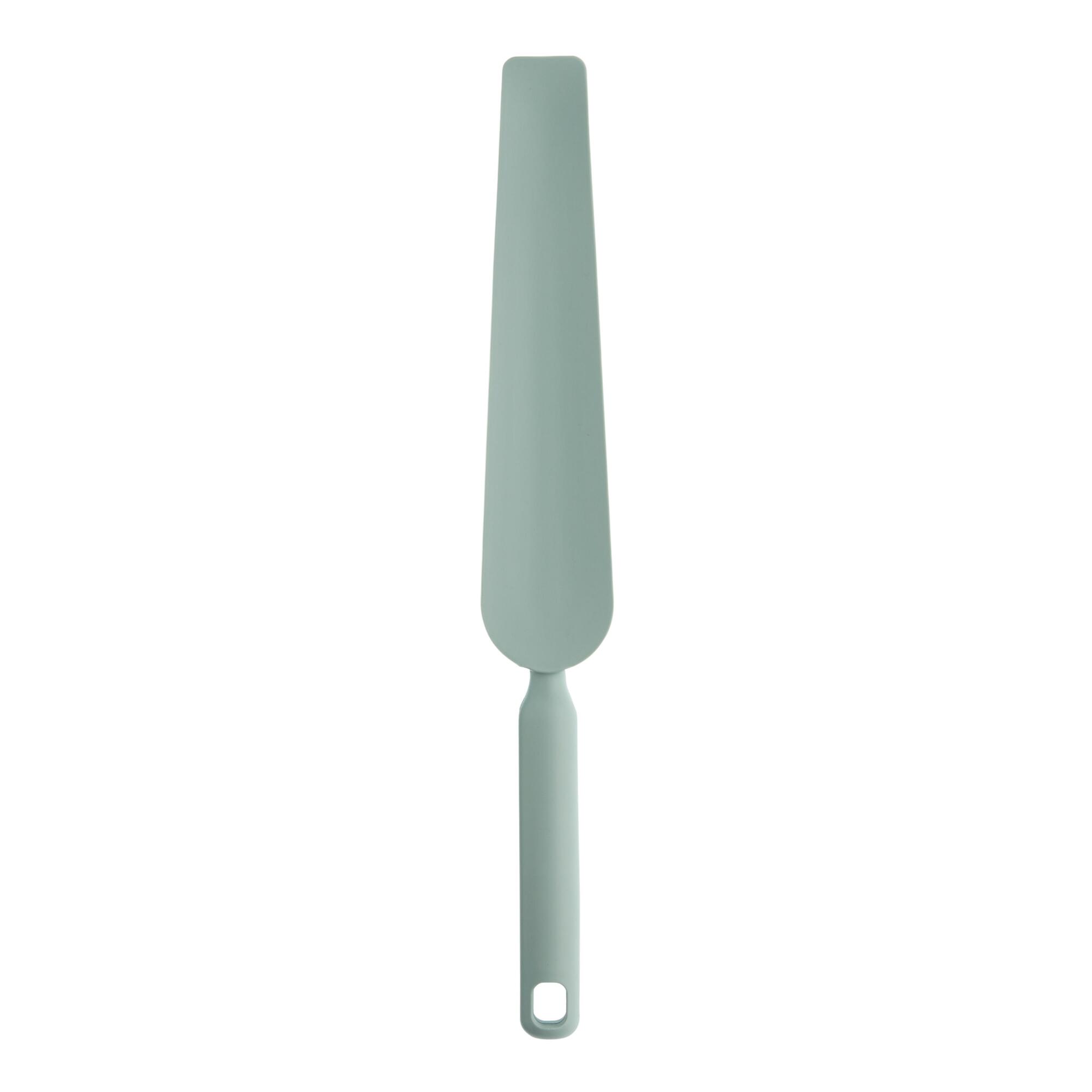 Sage Silicone Curved Blender Spatula: Green by World Market