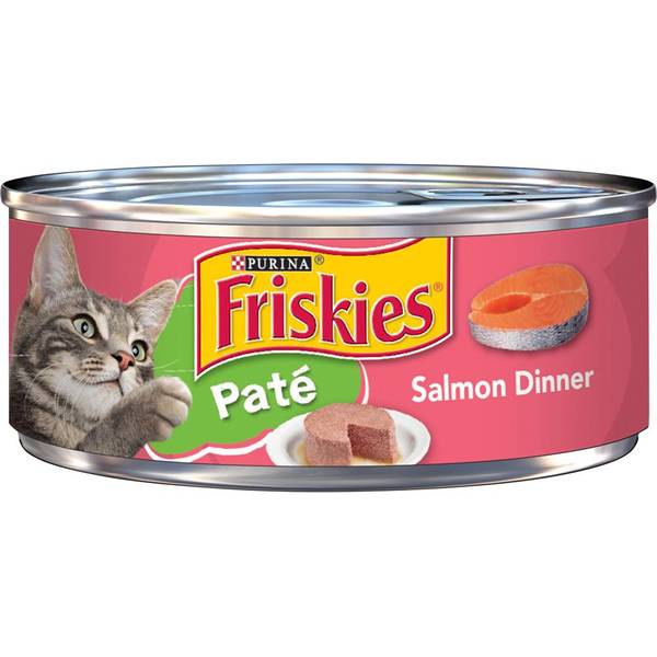 Friskies 5.5 oz Pate Salmon Dinner Wet Cat Food
