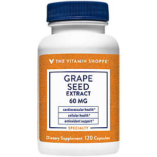 Grape Seed Extract - Antioxidant for Cardiovascular Health - 60 MG (120 Capsules)