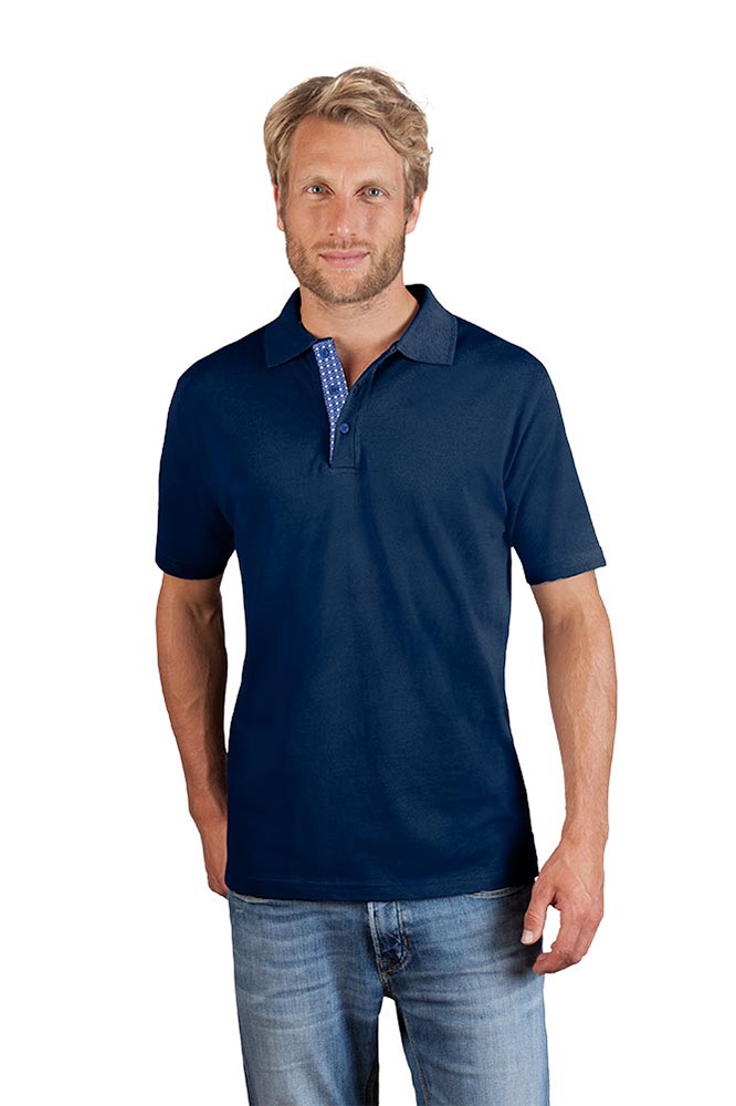 Superior Poloshirt "Graphic" 505AB Herren, Marineblau, L