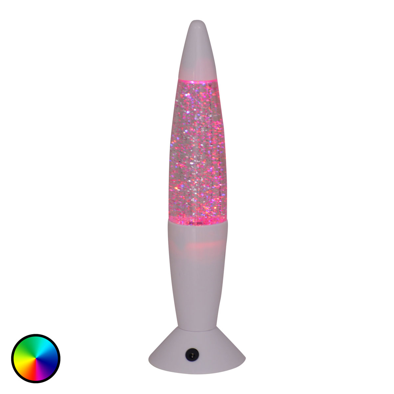 LED-laavalamppu Glitter