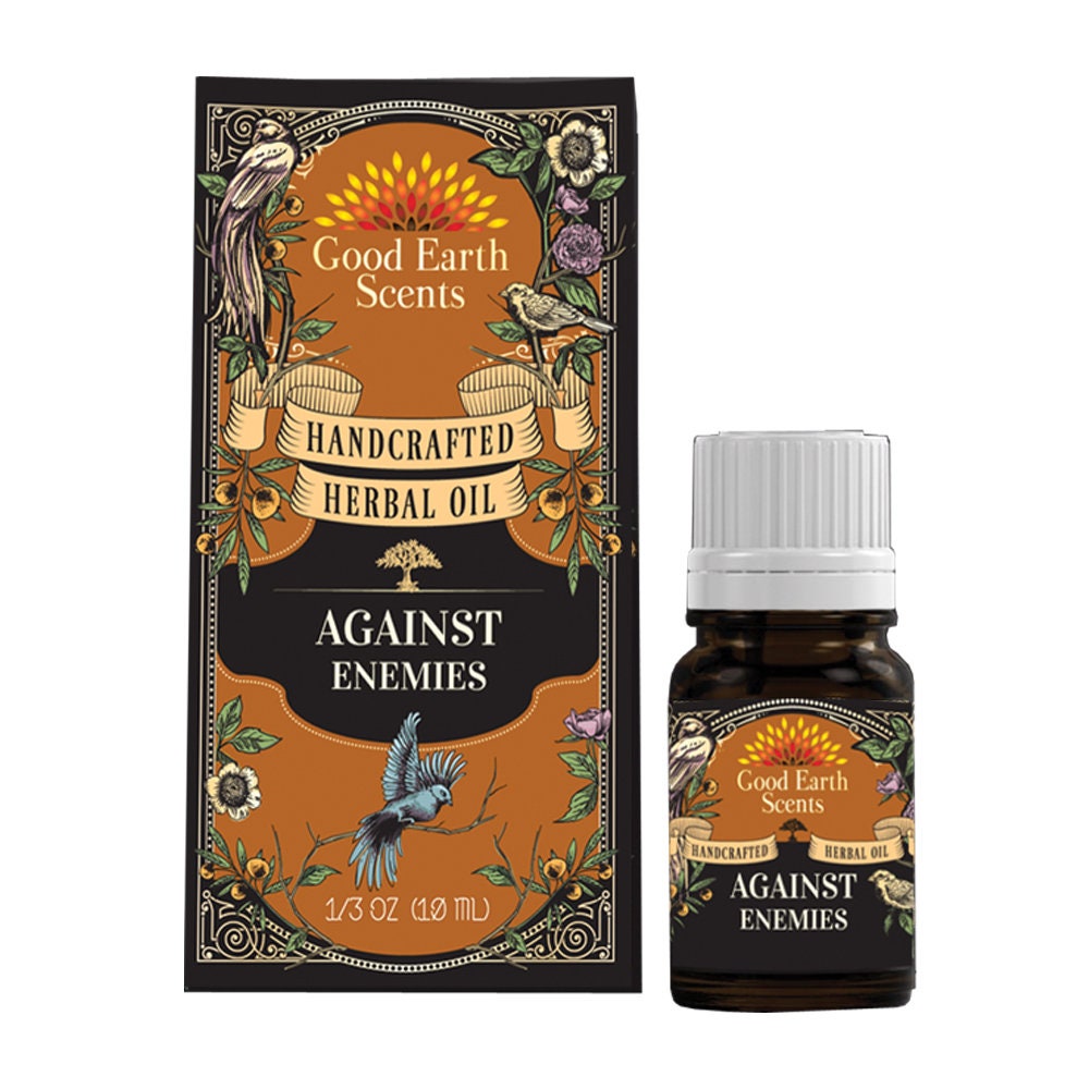 Essential Oil Blend 100% Pure Undiluted For Relaxation Meditation Therapeutic Grade Aromatherapy | Against Enemies Banish Negativity