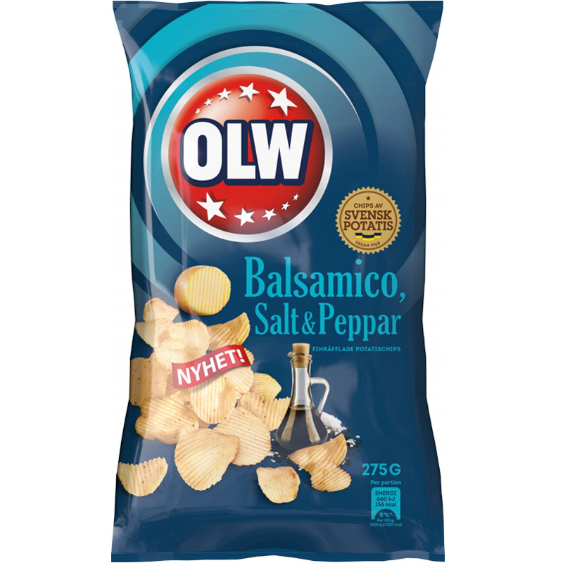 Chips Balsamico, Salt & Peppar 275g - 66% rabatt