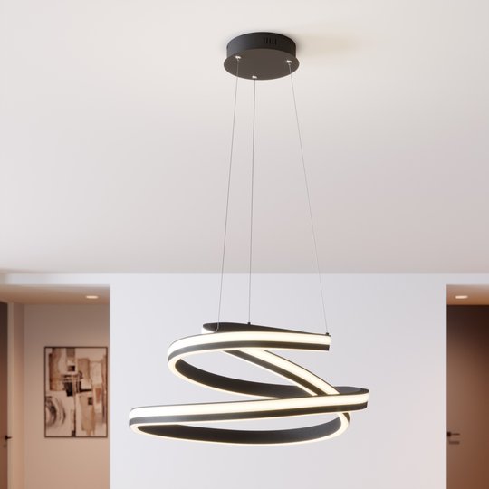Lucande Emlyn -LED-riippuvalaisin, 60 cm