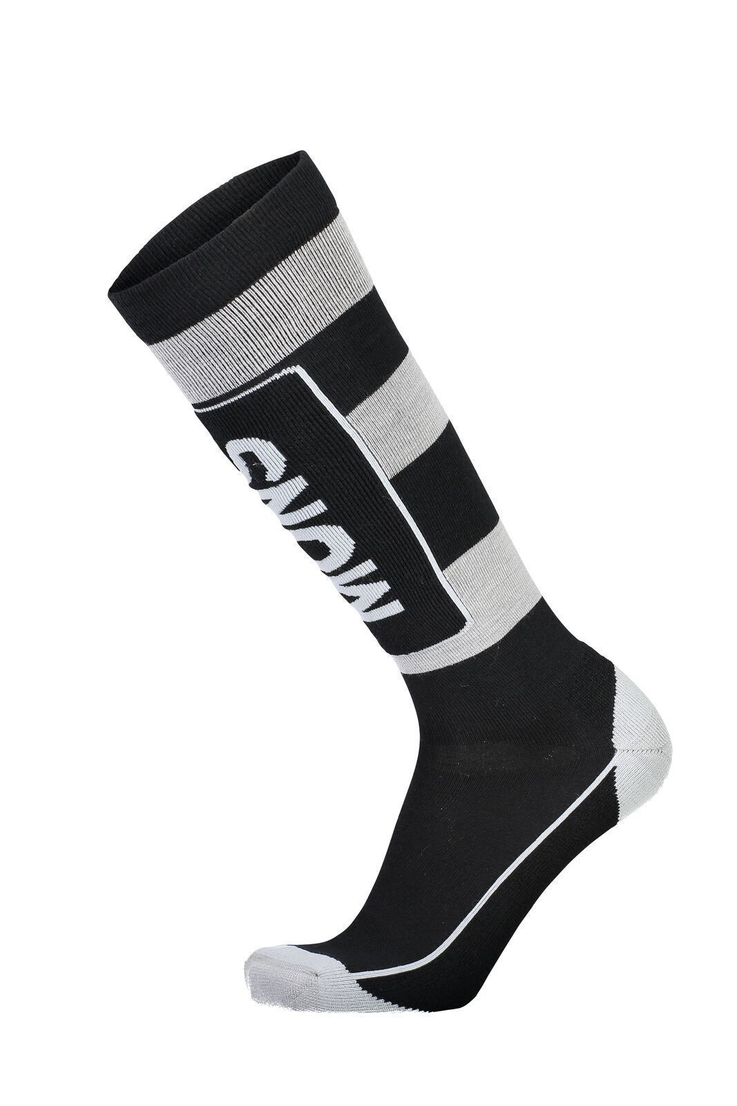 Mons Royale Men's Mons Tech Cushion Sock - Merino Wool, Black/Grey / S (39-41)