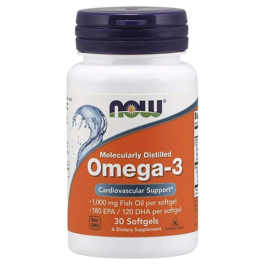 Omega-3 Molecularly Distilled - 30 softgels