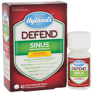 Defend Sinus - Homeopathic Medicine for Sinus Relief (40 Tablets)