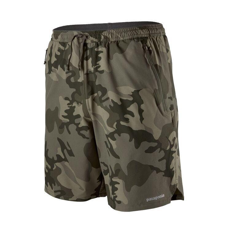 Patagonia Men's Nine Trails Shorts - 20cm Leg - Recycled Polyester, River Delta: Industrial Green / S
