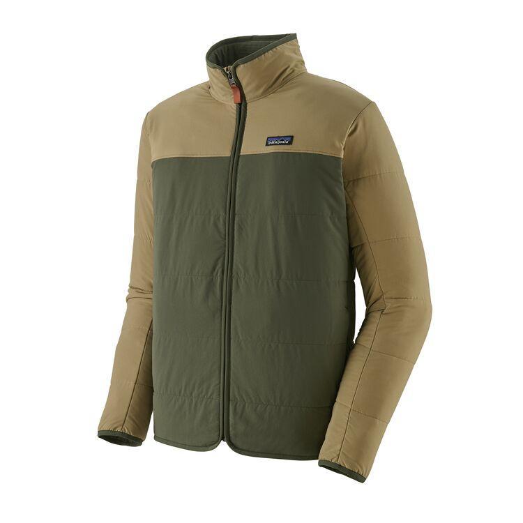 Patagonia Mens' Pack In Insulated Jacket - Recycled Polyester, Industrial Green / S