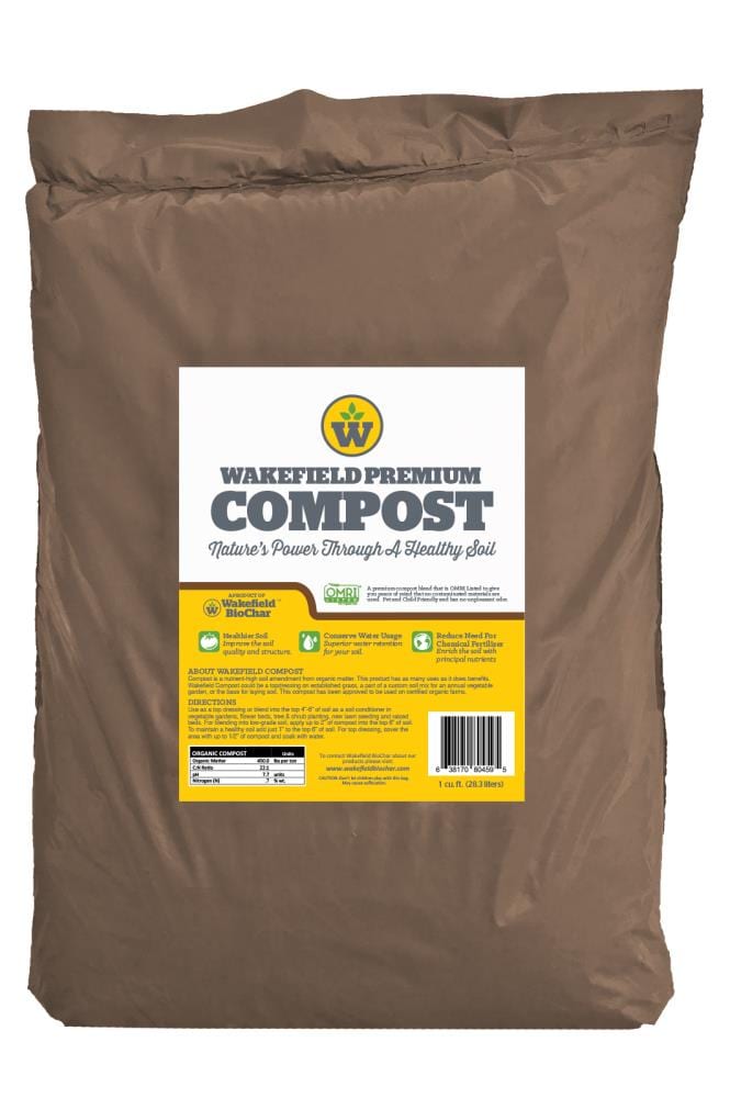 Wakefield Biochar Compost blend Organic Compost Improves Soil Structure | WFCOMP-40