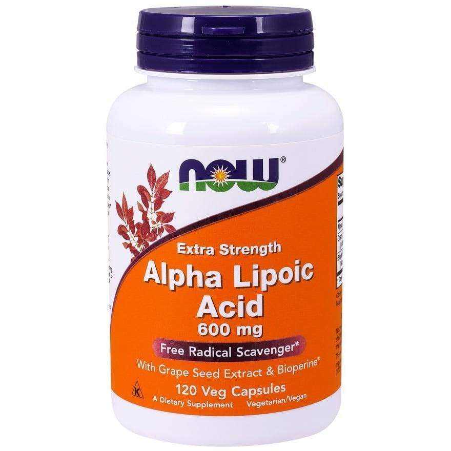 Alpha Lipoic Acid with Grape Seed Extract & Bioperine, 600mg - 120 vcaps