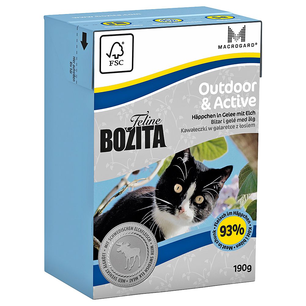 Bozita Feline Tetra Pak Package 6 x 190g - Diet & Stomach - Sensitive
