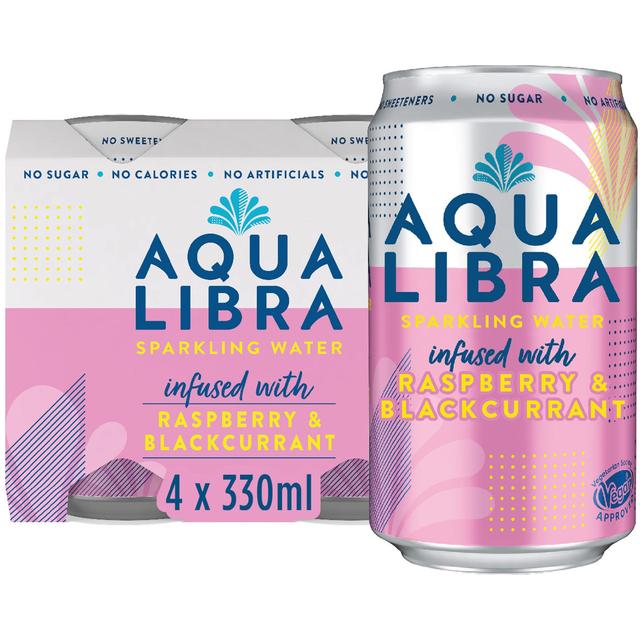 Aqua Libra Raspberry & Blackcurrant Infused Sparkling Water